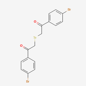 molecular formula C16H12Br2O2Te B14346691 Ethanone, 2,2'-tellurobis[1-(4-bromophenyl)- CAS No. 99766-23-1