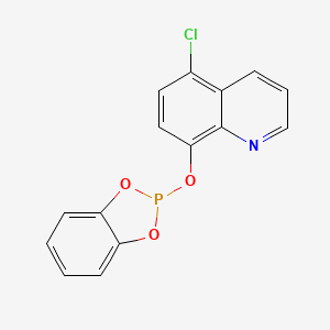 8-[(2H-1,3,2-Benzodioxaphosphol-2-yl)oxy]-5-chloroquinoline