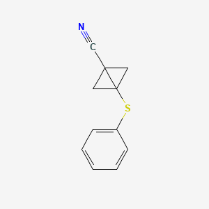 3-(Phenylsulfanyl)bicyclo[1.1.0]butane-1-carbonitrile