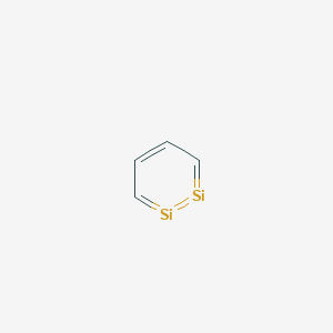 molecular formula C4H4Si2 B14346712 Disilabenzene 