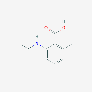 molecular formula C10H13NO2 B14346726 2-(Ethylamino)-6-methylbenzoic acid CAS No. 90259-47-5