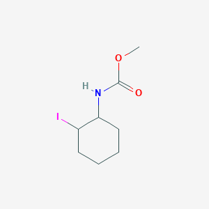 molecular formula C8H14INO2 B14346750 methyl N-(2-iodocyclohexyl)carbamate CAS No. 92145-95-4