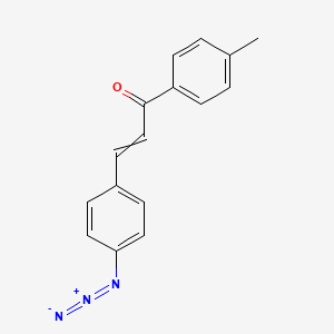 3-(4-Azidophenyl)-1-(4-methylphenyl)prop-2-en-1-one