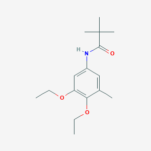 N-(3,4-Diethoxy-5-methylphenyl)-2,2-dimethylpropanamide