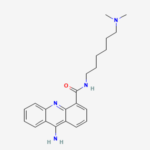 9-Amino-N-(6-(dimethylamino)hexyl)-4-acridinecarboxamide