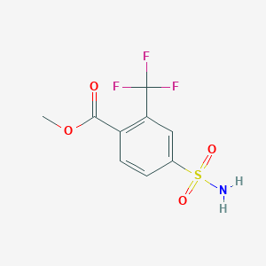 Methyl 4-sulfamoyl-2-(trifluoromethyl)benzoate
