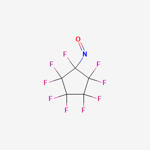 molecular formula C5F9NO B14346825 Nonafluoro(nitroso)cyclopentane CAS No. 91816-92-1