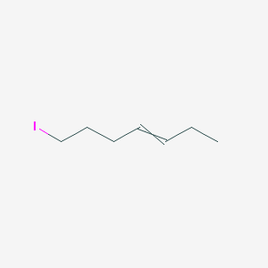 molecular formula C7H13I B14346831 7-Iodohept-3-ene CAS No. 91299-79-5