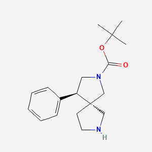 tert-Butyl (4R,5S)-4-phenyl-2,7-diazaspiro[4.4]nonane-2-carboxylate