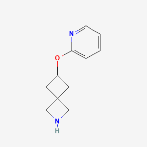 6-(Pyridin-2-yloxy)-2-azaspiro[3.3]heptane