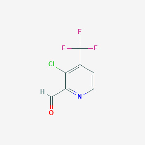 3-Chloro-4-(trifluoromethyl)pyridine-2-carbaldehyde