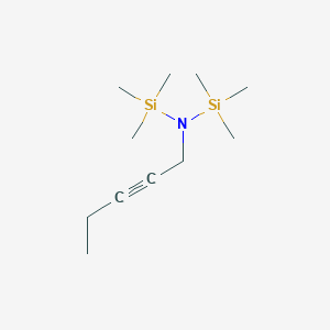 1,1,1-Trimethyl-N-(pent-2-yn-1-yl)-N-(trimethylsilyl)silanamine