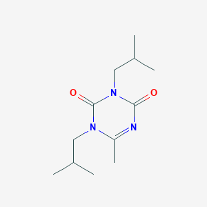 6-Methyl-1,3-bis(2-methylpropyl)-1,3,5-triazine-2,4(1H,3H)-dione