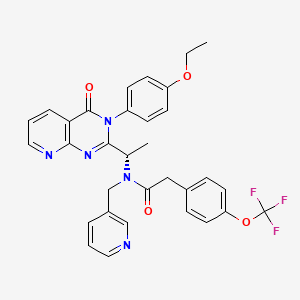molecular formula C32H28F3N5O4 B1434693 AMG 487 S-对映体 CAS No. 473720-30-8
