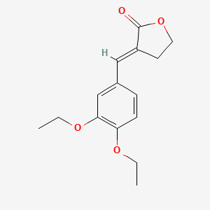 (3E)-3-[(3,4-diethoxyphenyl)methylidene]oxolan-2-one