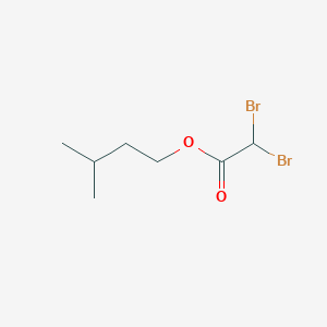 Acetic acid, dibromo, 3-methylbutyl ester