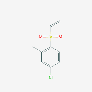 molecular formula C9H9ClO2S B14346977 4-Chloro-1-(ethenesulfonyl)-2-methylbenzene CAS No. 94243-49-9