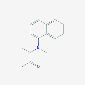 3-[Methyl(naphthalen-1-yl)amino]butan-2-one