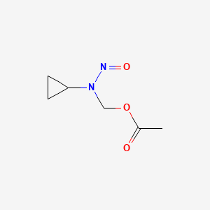 Acetic acid, (cyclopropylnitrosamino)methyl ester