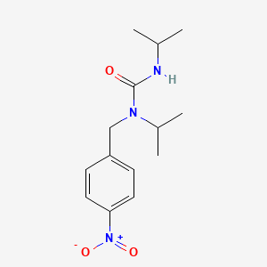 N-[(4-Nitrophenyl)methyl]-N,N'-dipropan-2-ylurea