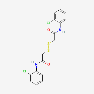 2,2'-Disulfanediylbis[N-(2-chlorophenyl)acetamide]