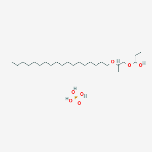 1-(2-Octadecoxypropoxy)propan-1-ol;phosphoric acid