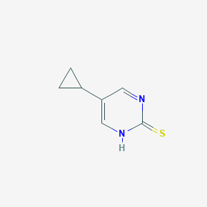 5-Cyclopropylpyrimidine-2(1H)-thione