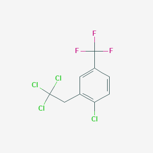 1-Chloro-2-(2,2,2-trichloroethyl)-4-(trifluoromethyl)benzene