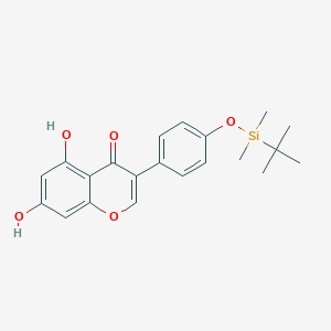 B143472 4'-O-tert-Butyldimethylsilyl Genistein CAS No. 470666-97-8