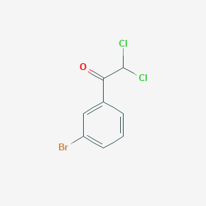 molecular formula C8H5BrCl2O B14347203 1-(3-Bromophenyl)-2,2-dichloroethan-1-one CAS No. 96717-76-9