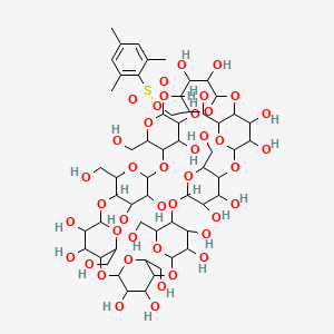 molecular formula C57H90O42S B1434721 单-6-O-间甲苯磺酰基-γ-环糊精 CAS No. 174010-62-9
