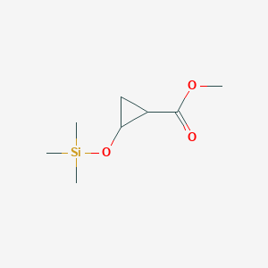 Methyl 2-[(trimethylsilyl)oxy]cyclopropane-1-carboxylate