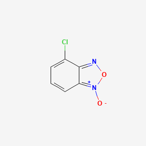 molecular formula C6H3ClN2O2 B14347242 4-Chloro-1-oxo-2,1lambda~5~,3-benzoxadiazole CAS No. 90361-94-7