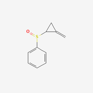 molecular formula C10H10OS B14347252 Benzene, [(methylenecyclopropyl)sulfinyl]- CAS No. 94923-10-1