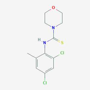 molecular formula C12H14Cl2N2OS B1434727 N-(2,4-dichloro-6-methylphenyl)morpholine-4-carbothioamide CAS No. 1858249-75-8