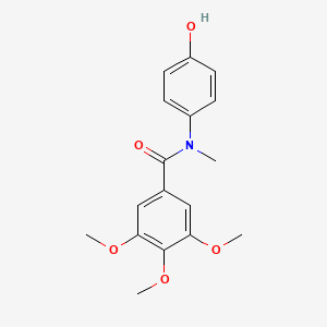 B14347294 N-(4-Hydroxyphenyl)-3,4,5-trimethoxy-N-methylbenzamide CAS No. 97954-47-7