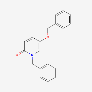 molecular formula C19H17NO2 B14347313 1-Benzyl-5-(benzyloxy)pyridin-2(1H)-one CAS No. 90292-53-8