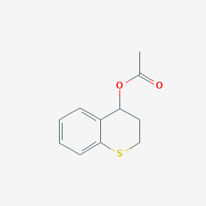 molecular formula C11H12O2S B14347318 3,4-Dihydro-2h-thiochromen-4-yl acetate CAS No. 94442-86-1