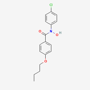 4-Butoxy-N-(4-chlorophenyl)-N-hydroxybenzamide