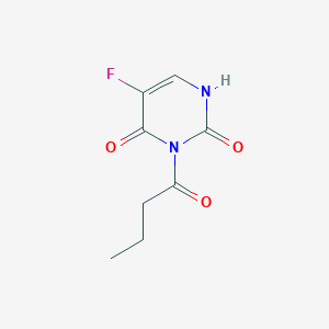 molecular formula C8H9FN2O3 B14347328 3-Butanoyl-5-fluoropyrimidine-2,4(1H,3H)-dione CAS No. 94452-21-8