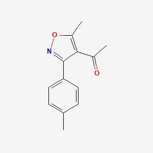 molecular formula C13H13NO2 B1434734 1-(5-Methyl-3-p-tolylisoxazol-4-yl)ethanone CAS No. 35166-24-6