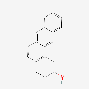 molecular formula C18H16O B14347377 1,2,3,4-Tetrahydrobenzo(a)anthracen-2-ol CAS No. 94903-84-1