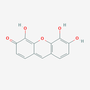 4,5,6-Trihydroxy-3H-xanthen-3-one