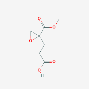 3-[2-(Methoxycarbonyl)oxiran-2-YL]propanoic acid