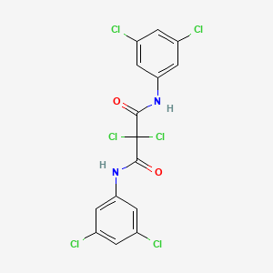 2,2-Dichloro-N~1~,N~3~-bis(3,5-dichlorophenyl)propanediamide