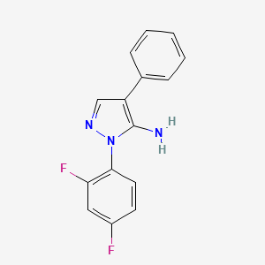 1-(2,4-Difluorophenyl)-4-phenyl-1H-pyrazol-5-amine