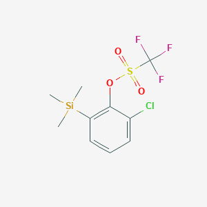 molecular formula C10H12ClF3O3SSi B1434745 2-Chloro-6-(trimethylsilyl)phenyl triflate CAS No. 1449472-59-6