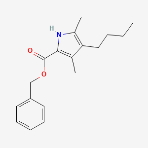 Benzyl 4-butyl-3,5-dimethyl-1H-pyrrole-2-carboxylate