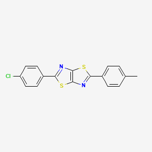 2-(4-Chlorophenyl)-5-(4-methylphenyl)[1,3]thiazolo[5,4-d][1,3]thiazole