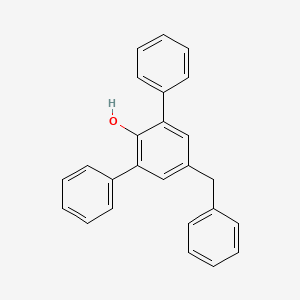 molecular formula C25H20O B14347545 4-Benzyl-2,6-diphenylphenol CAS No. 92116-52-4